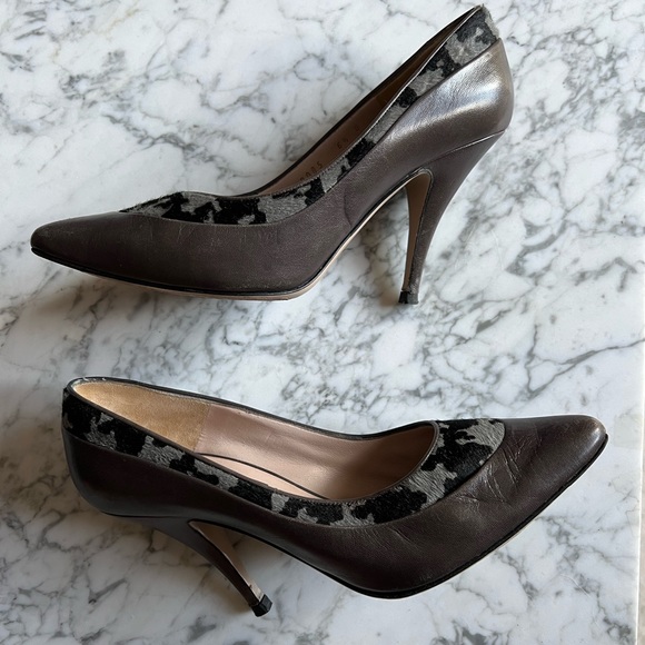 Authentic Salvatore Ferragamo Heels with Pony Hair Details - Picture 4 of 9